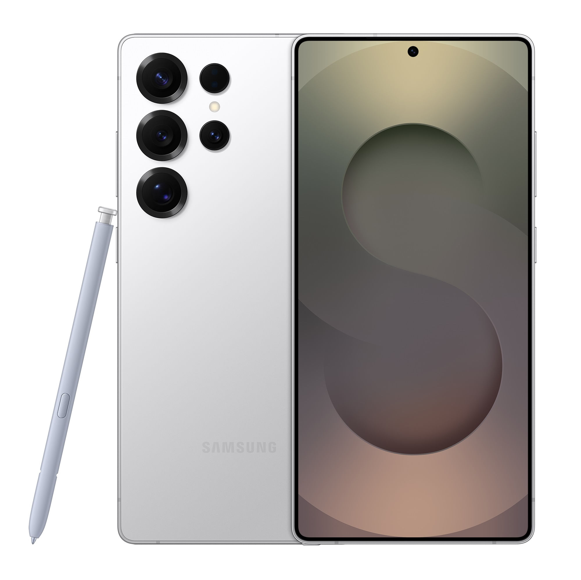 Samsung Galaxy S25 Ultra Telefon Mobil Dual SIM 12GB RAM 256GB + S Pen support Titanium WhiteSilver